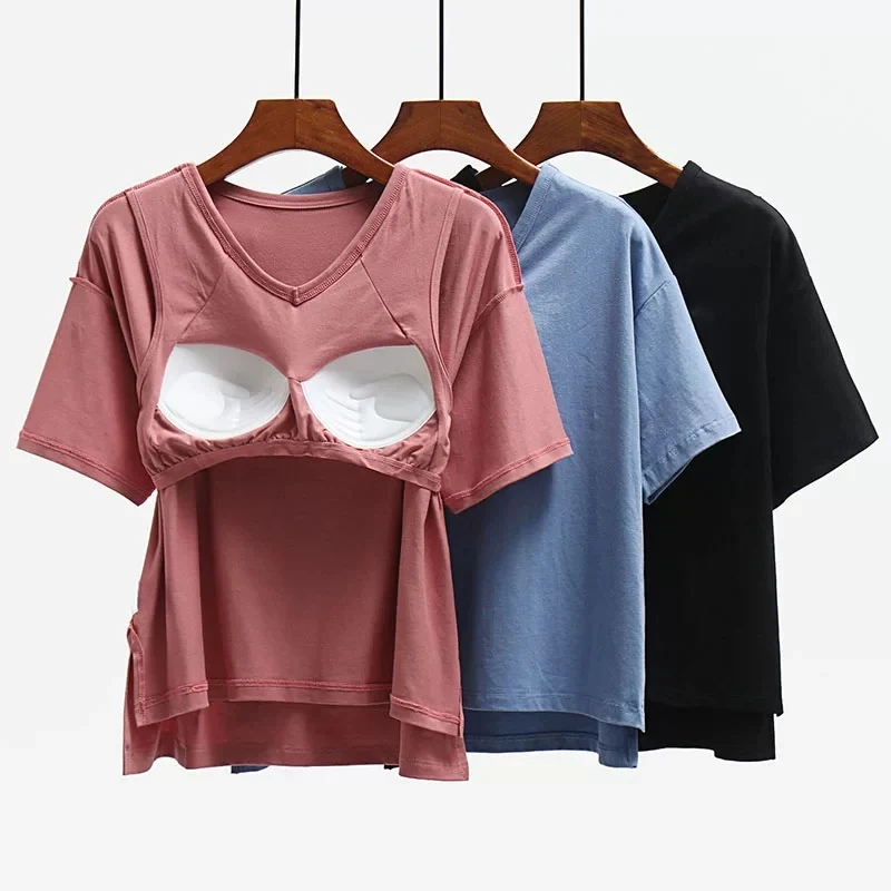 New York Built-In Bra Oversized T-Shirt - ricardofort