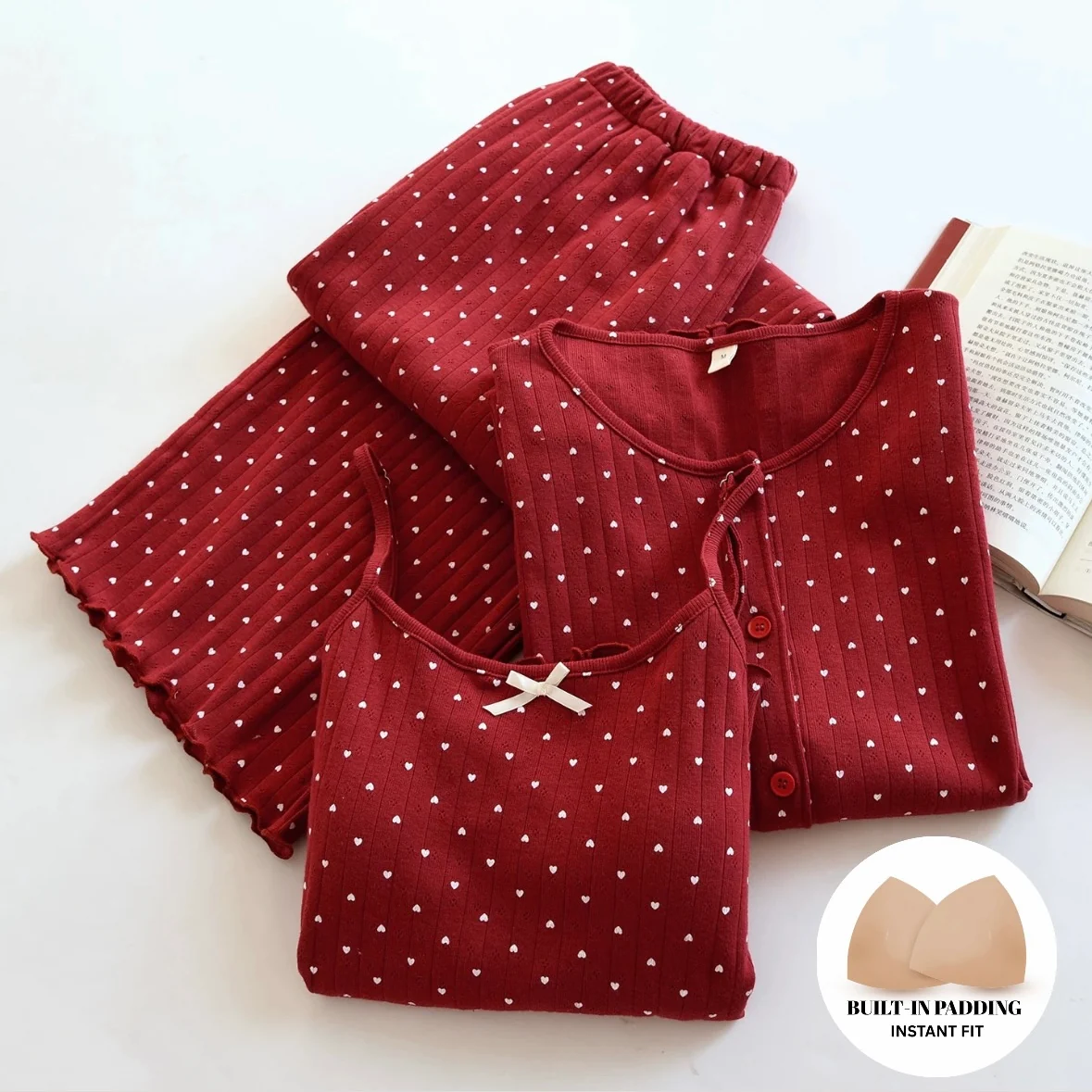 Lovebug Padded Nightsuit -3pc Set - ricardofort