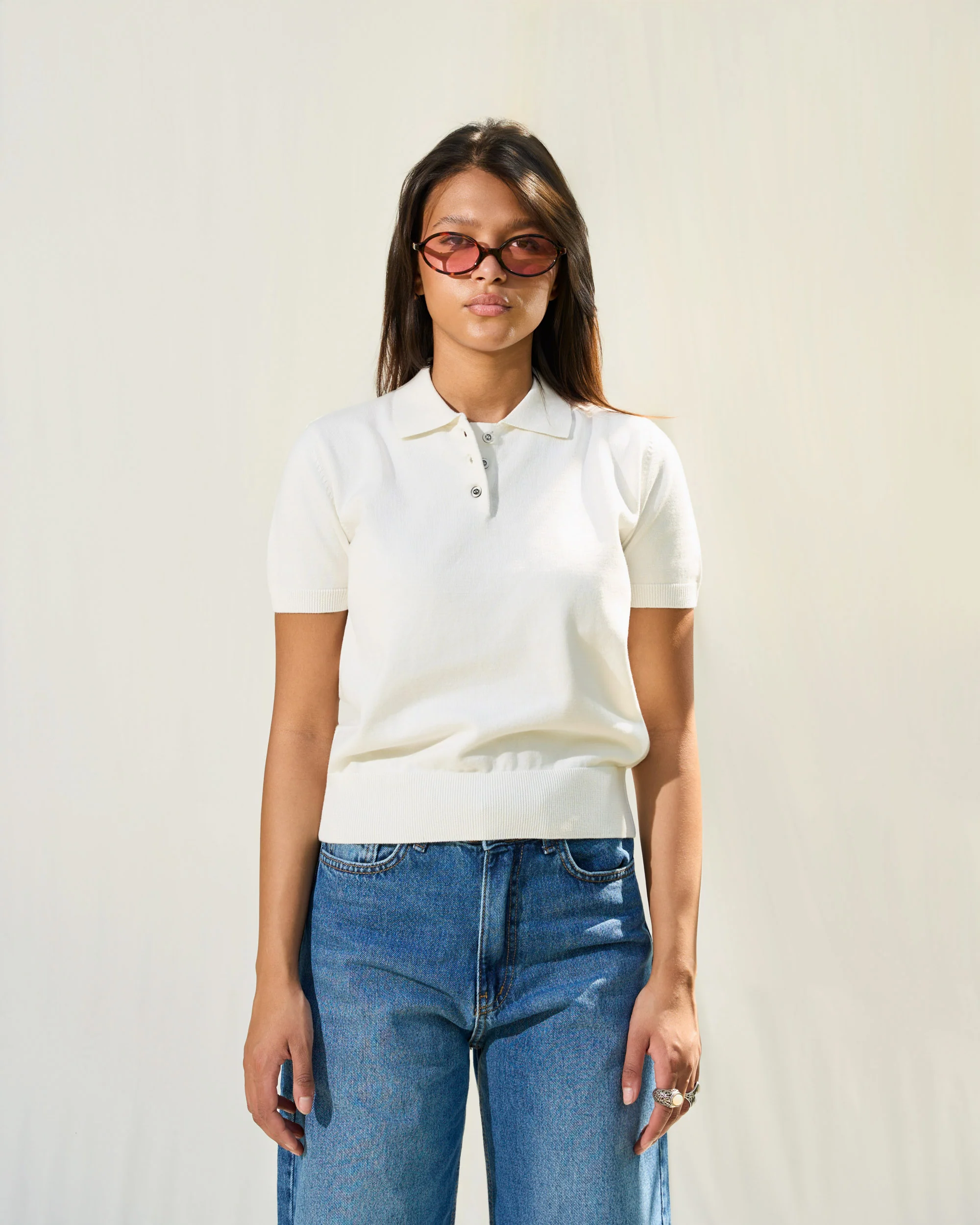 Offwhite Classic Knit Polo - ricardofort