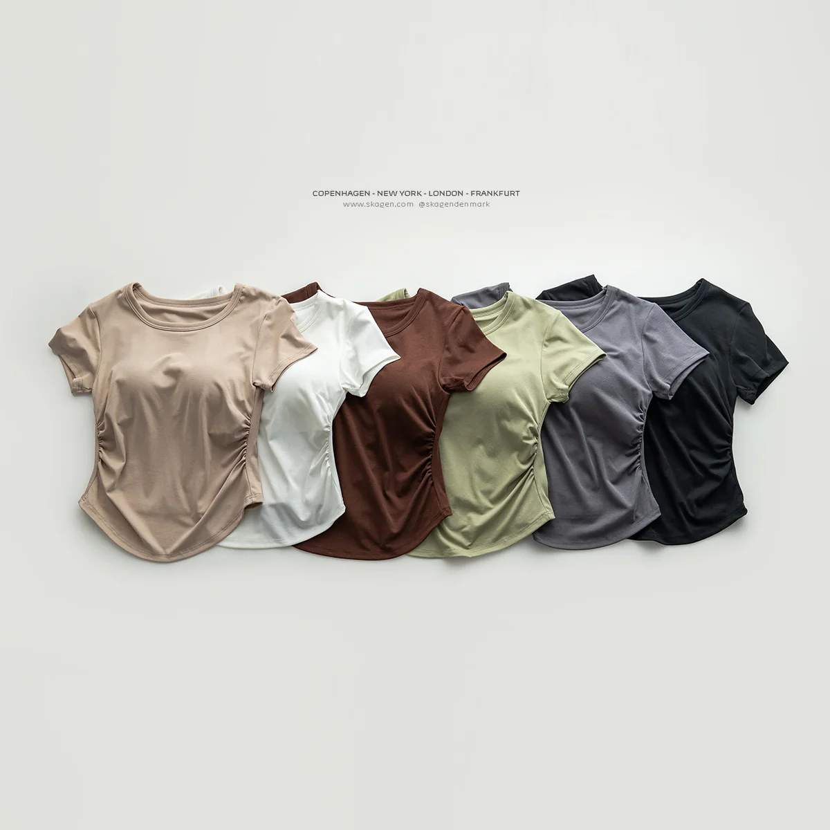 Cinched Waist Padded T-shirt - ricardofort