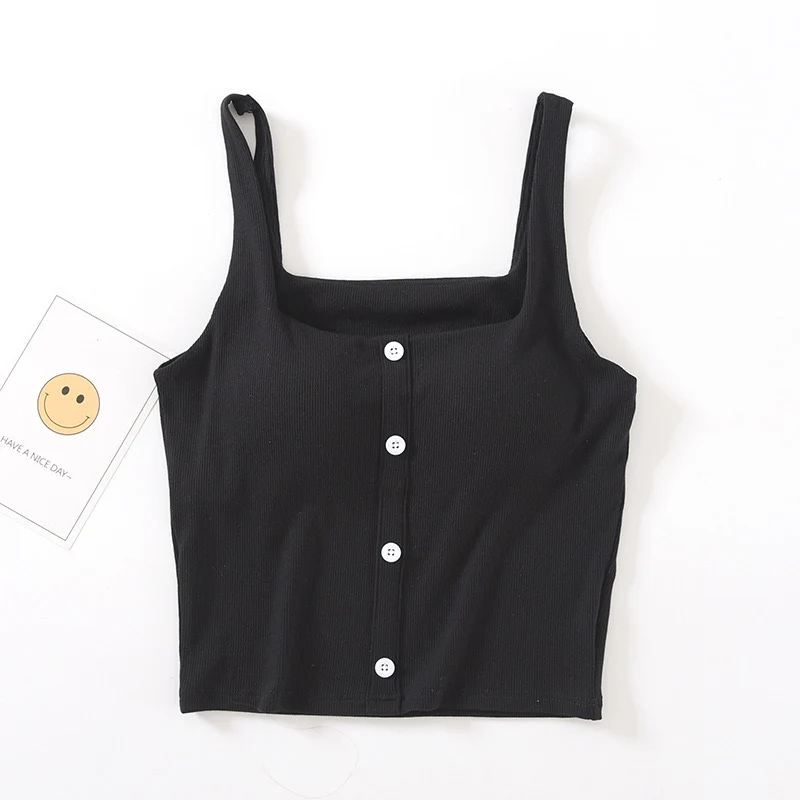 Alivia Button-Up Padded Camisole - ricardofort
