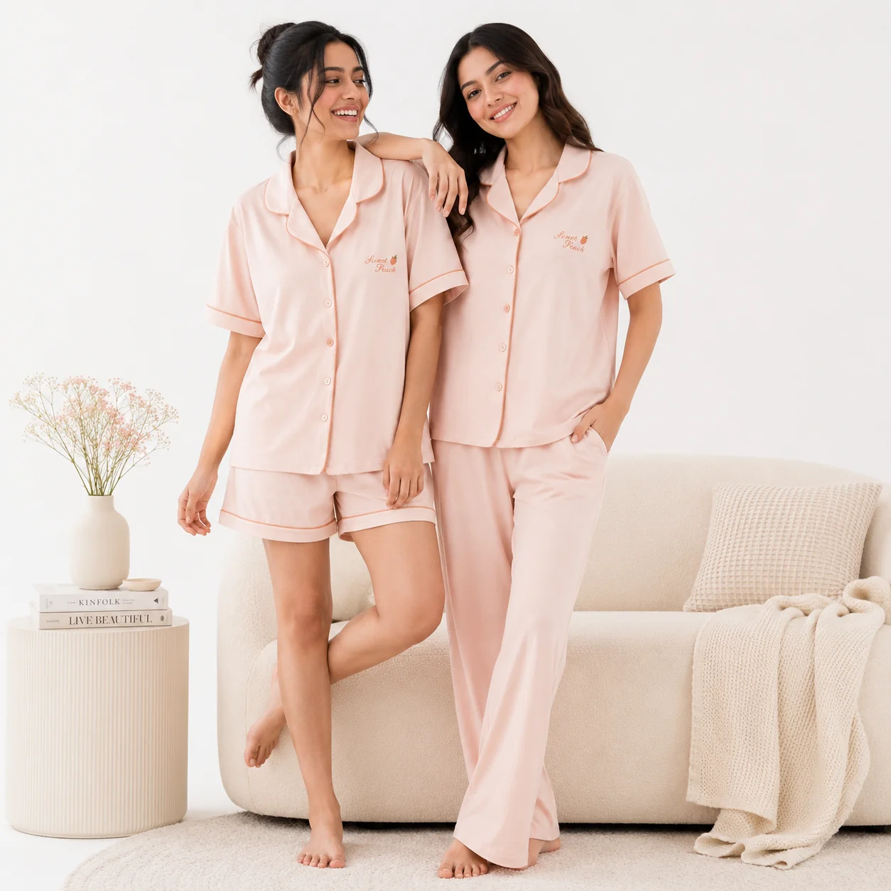 Essential Comfort Padded Nightsuit Set - 3pc Set - ricardofort