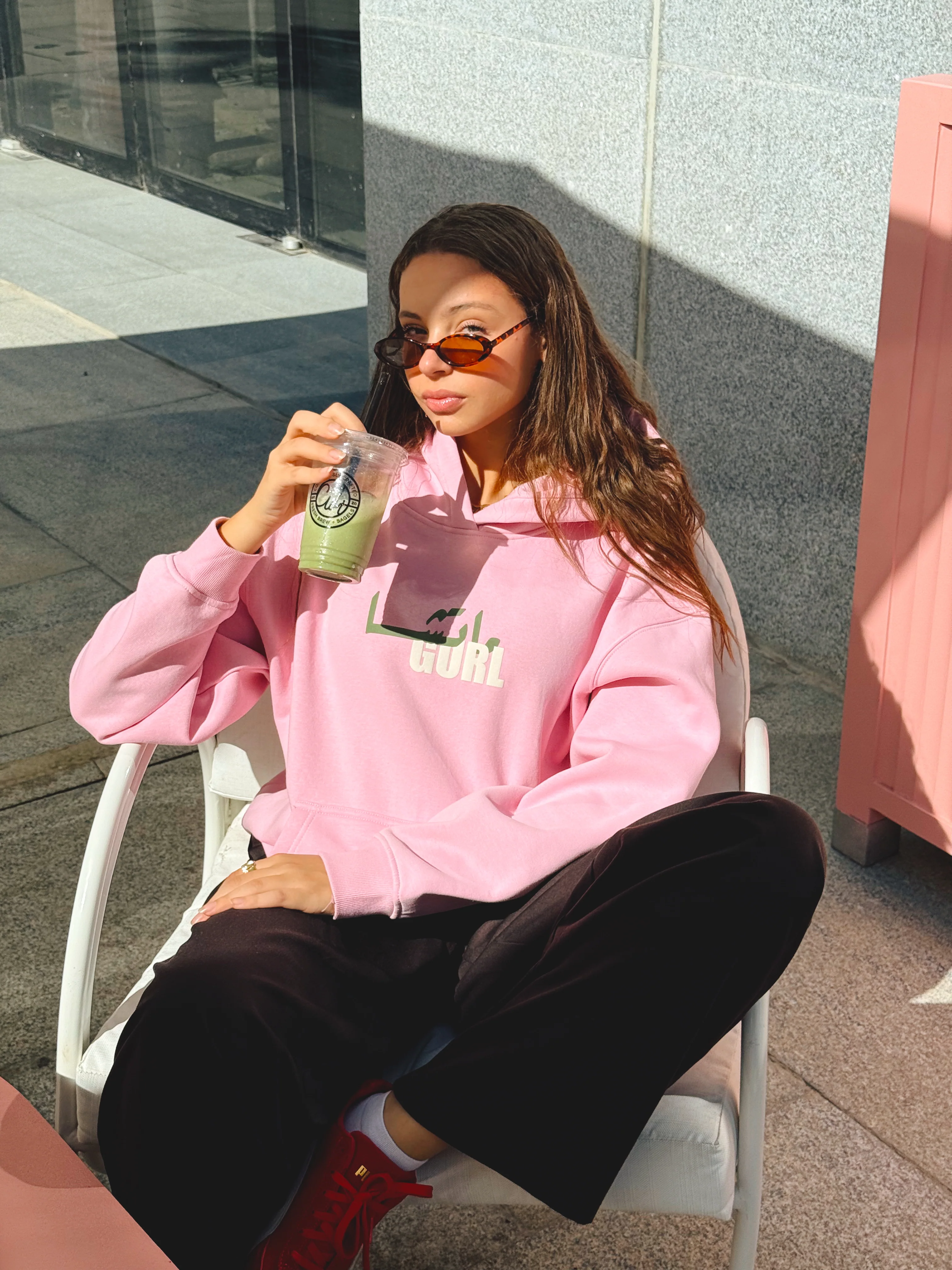 Matcha Gurl in Pink – Bold Statement Hoodie - ricardofort