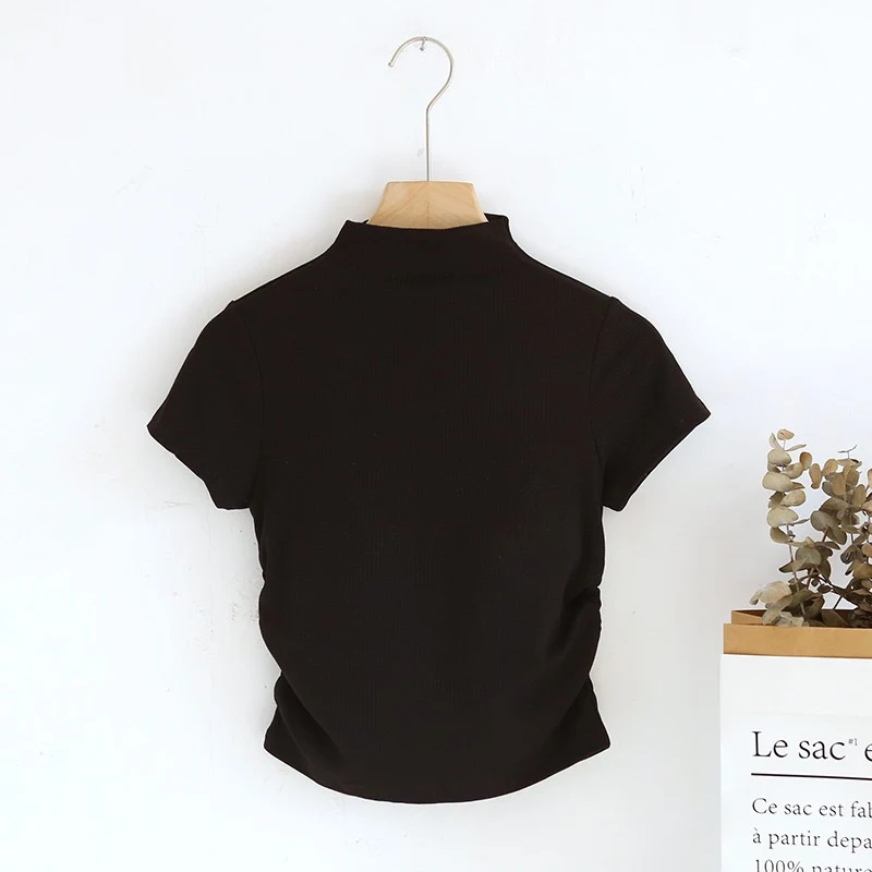 Lime High Neck Built In Bra Top - ricardofort