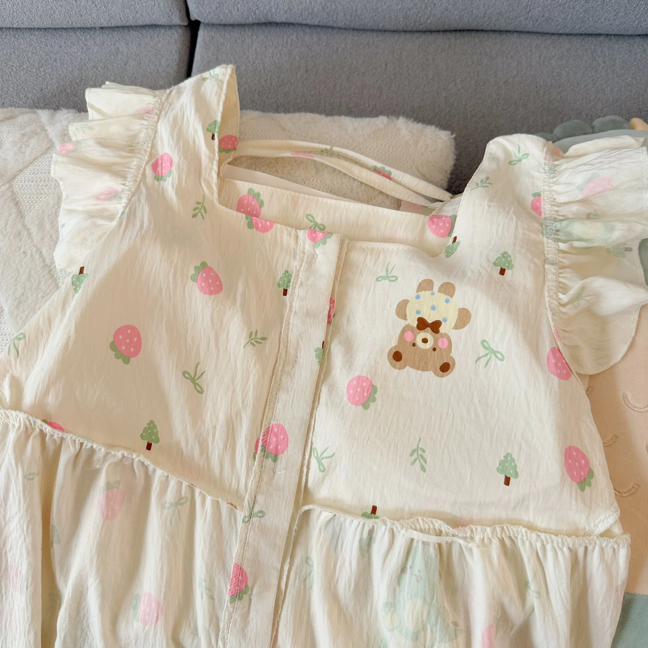 Teddy & Berry Padded Nightsuit -3pcs Set - ricardofort