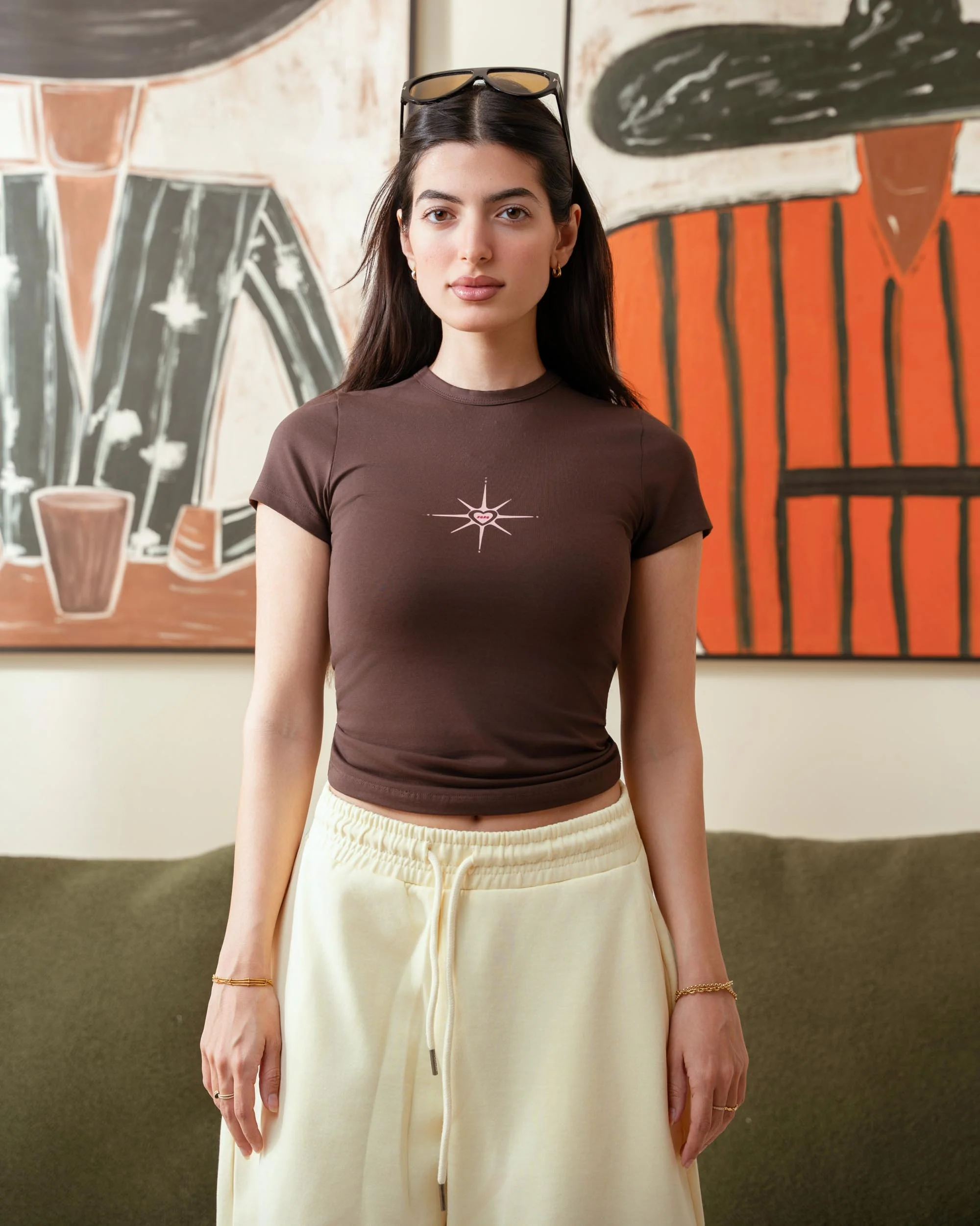 Brown XOXO Baby Tee - ricardofort