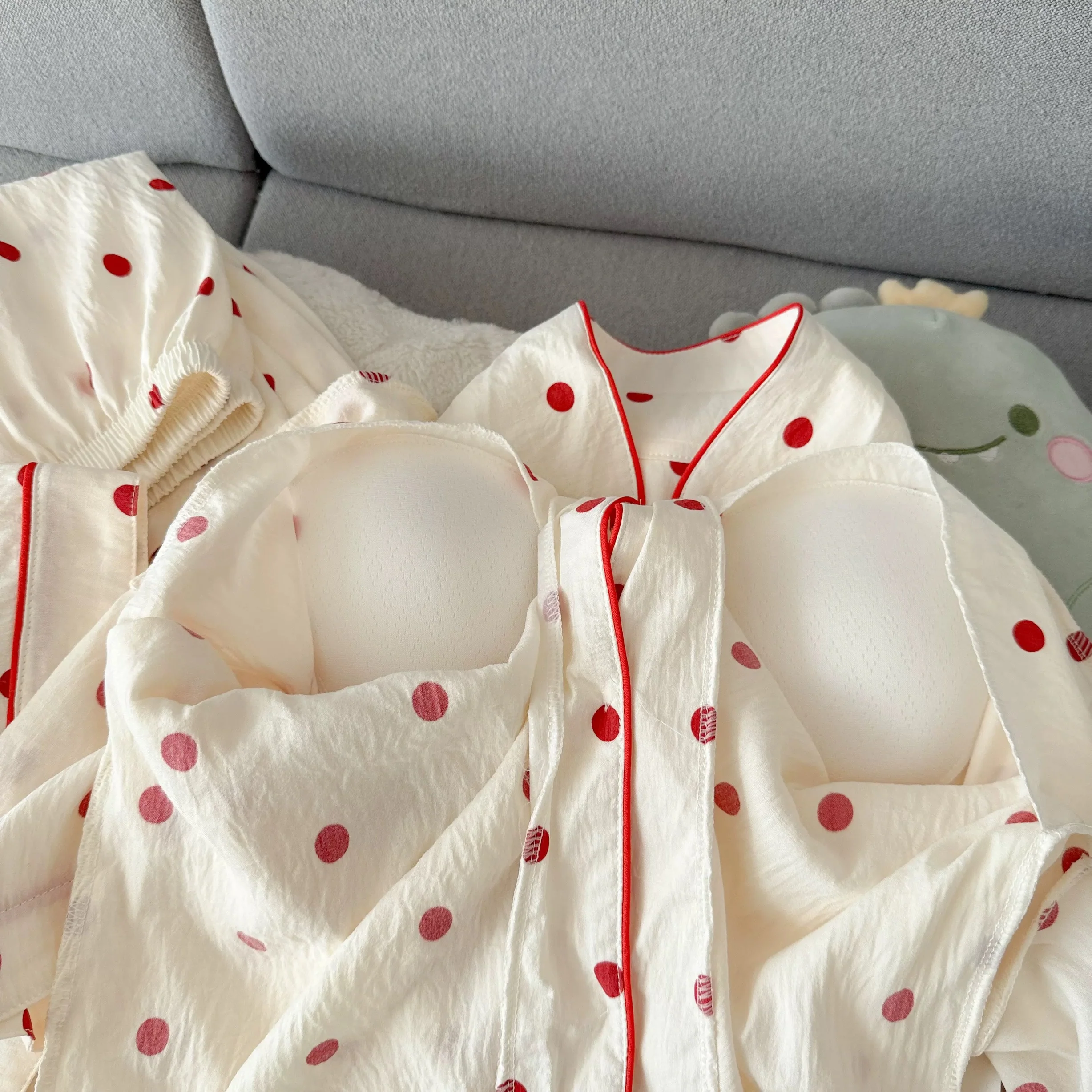 Cherry Unicorn Padded Nightsuit -3pcs Set - ricardofort