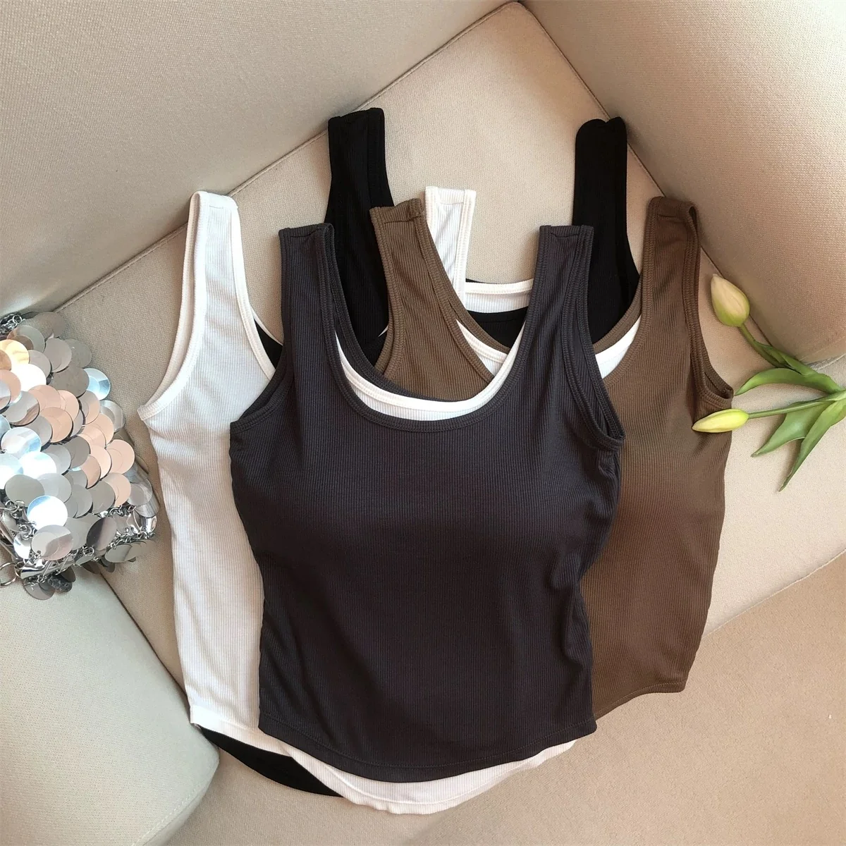 Mexico Dual Built-In Bra Tank Top - ricardofort