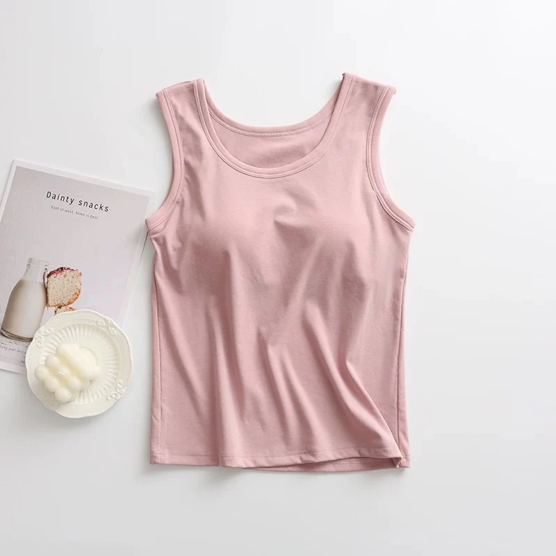 Lily Causal Built-In Bra Tank Top - ricardofort