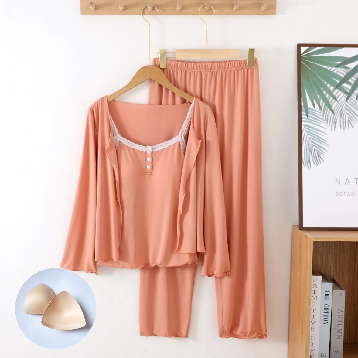 Serene Comfort Padded Nightsuit - 3Pc Set - ricardofort