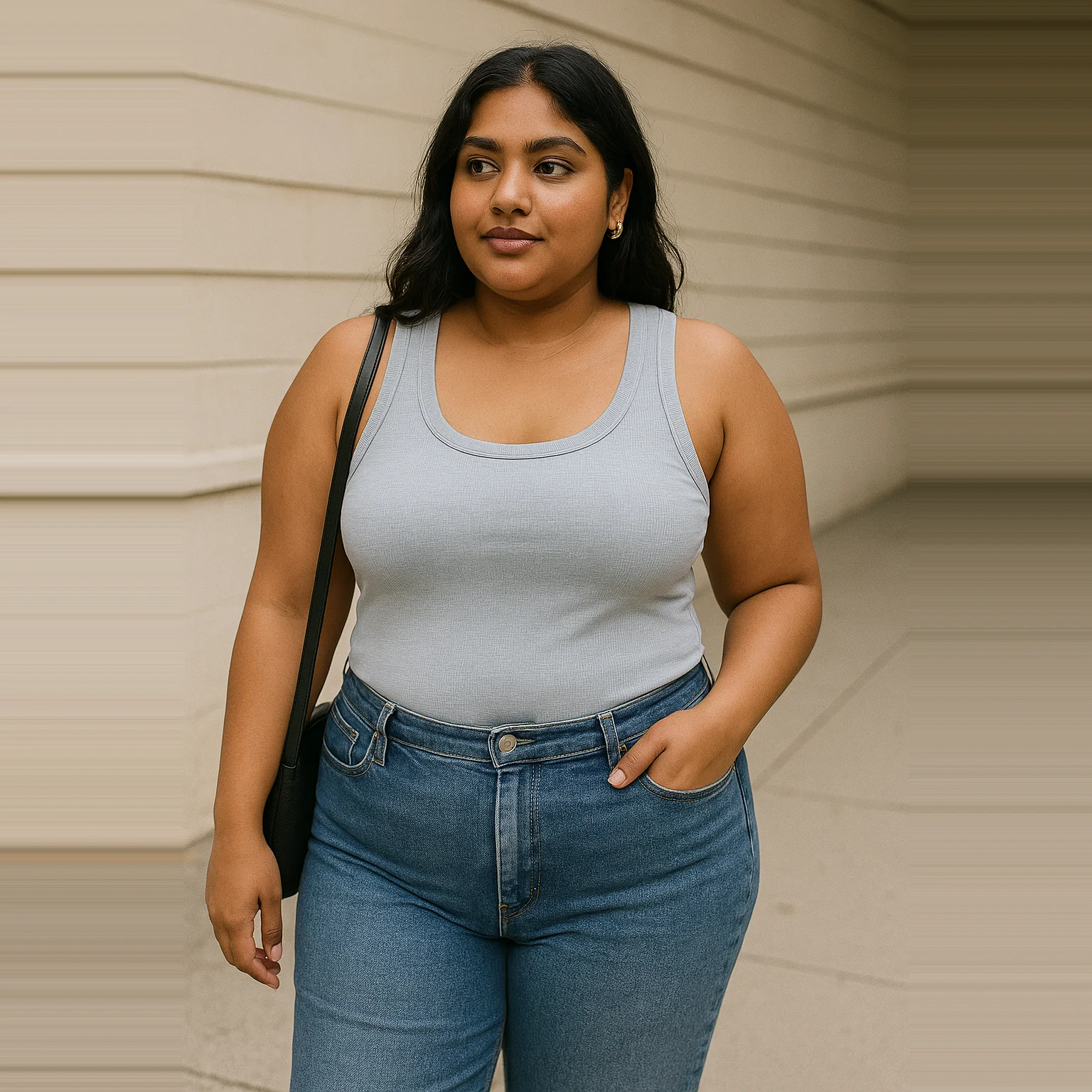 Paris Plus Size Built-In Bra Tank Top - ricardofort