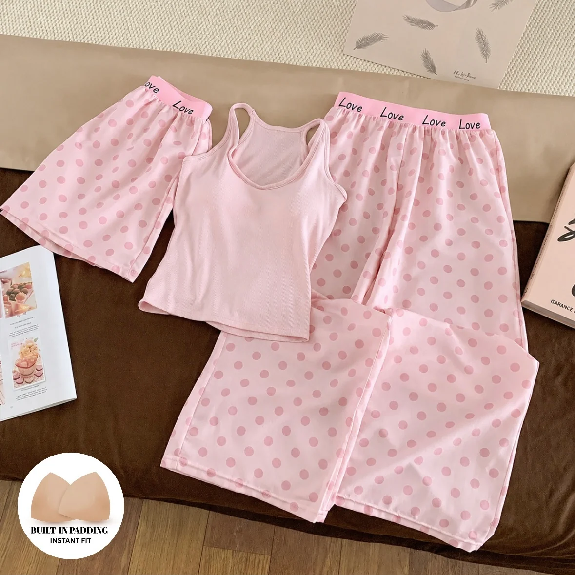Pinkie Promise Padded Lounge Set - 3pc Set - ricardofort