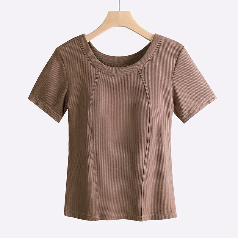 Supreme Plus Size Built-In Bra T-Shirt - ricardofort
