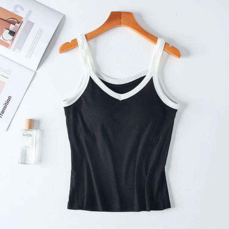 Versatile Dual Tone Padded Camisole - ricardofort