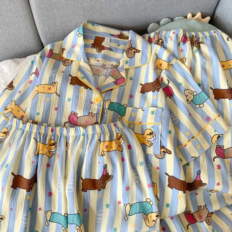 Little Pup Snooze Padded Nightsuit - 3pc Set - ricardofort