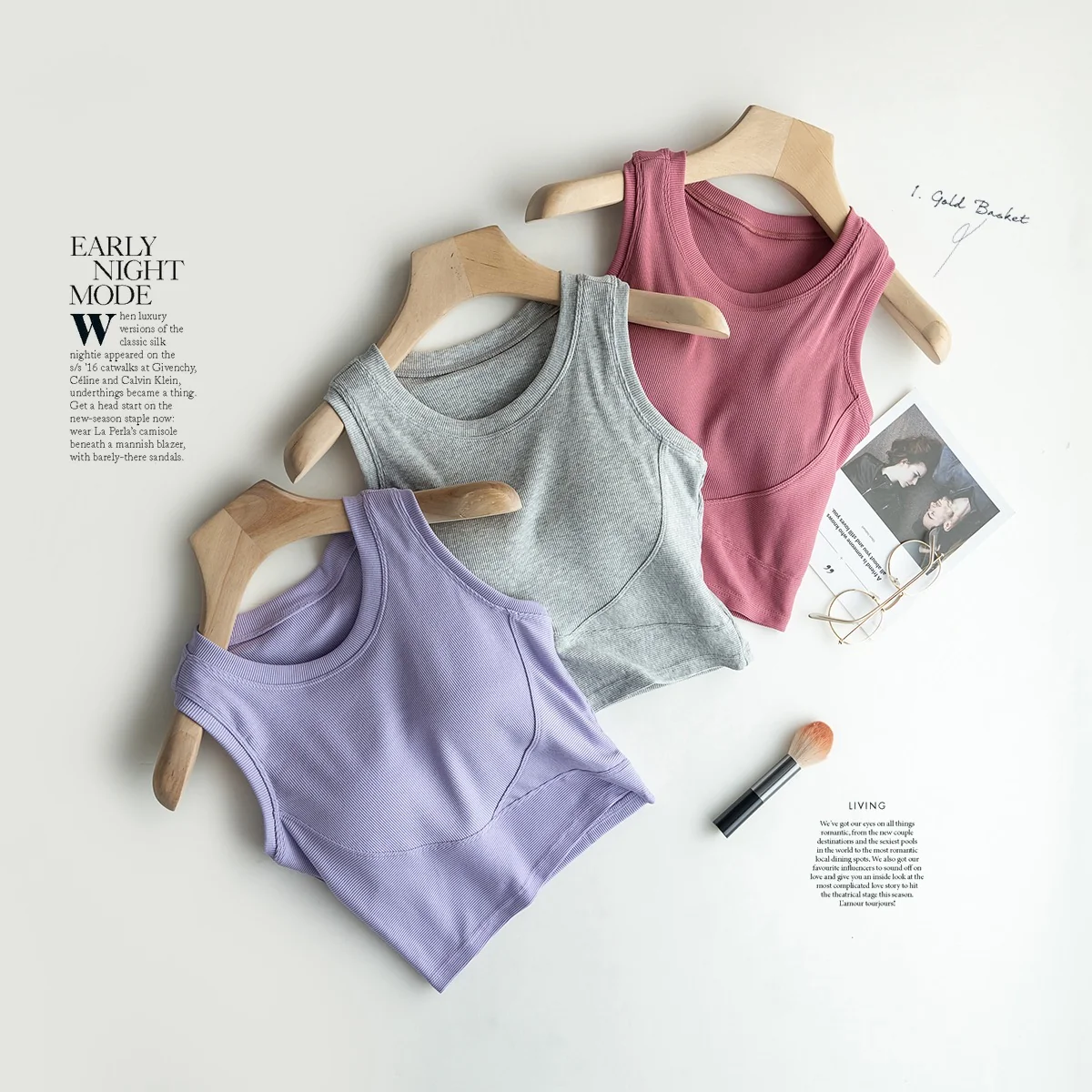 Venetia Built-In Bra Racer Back Top - ricardofort