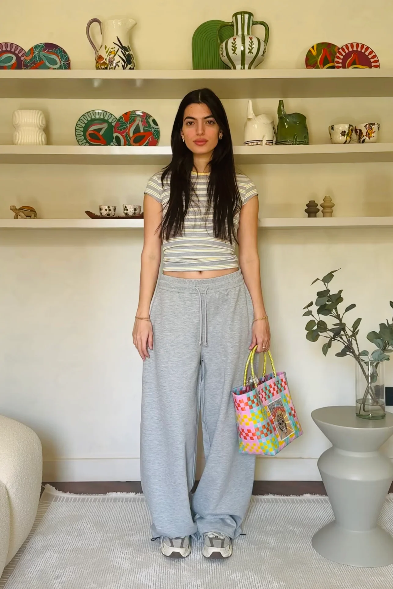 Heather Grey Ultra Wide Balloon Sweatpants - ricardofort