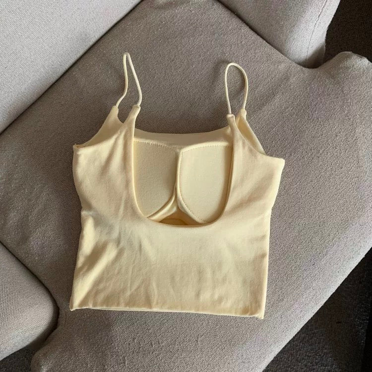 August Pastel Built-In Bra Top - ricardofort