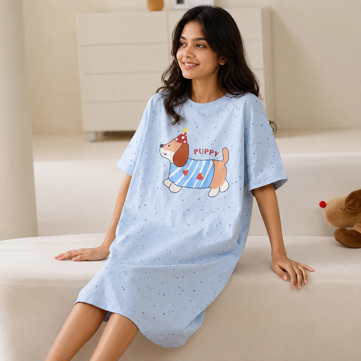Birthday Bliss Padded Night Dress - ricardofort