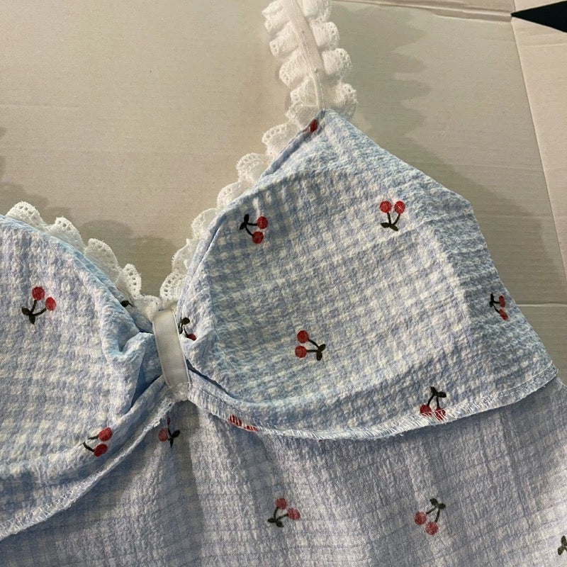 Cherry Milkshake Padded Nightsuit Set - ricardofort