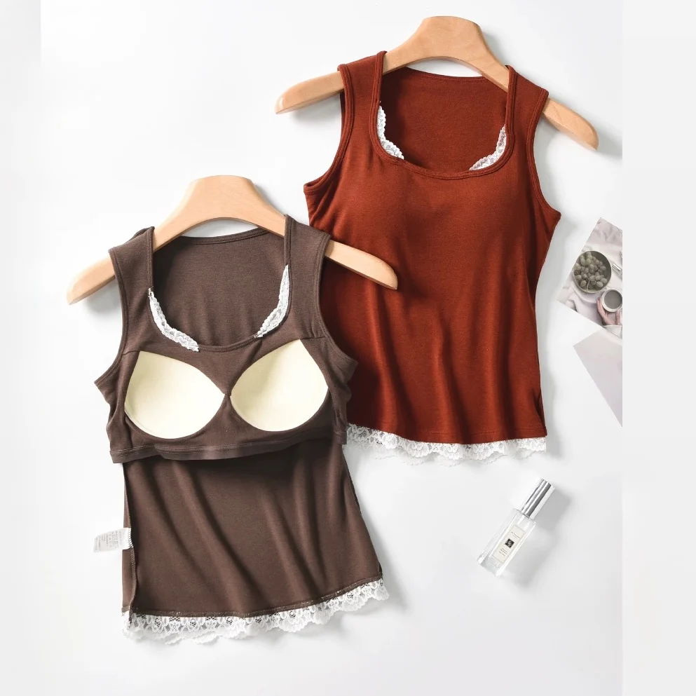 Maison Softlace Built-in Bra Top - ricardofort
