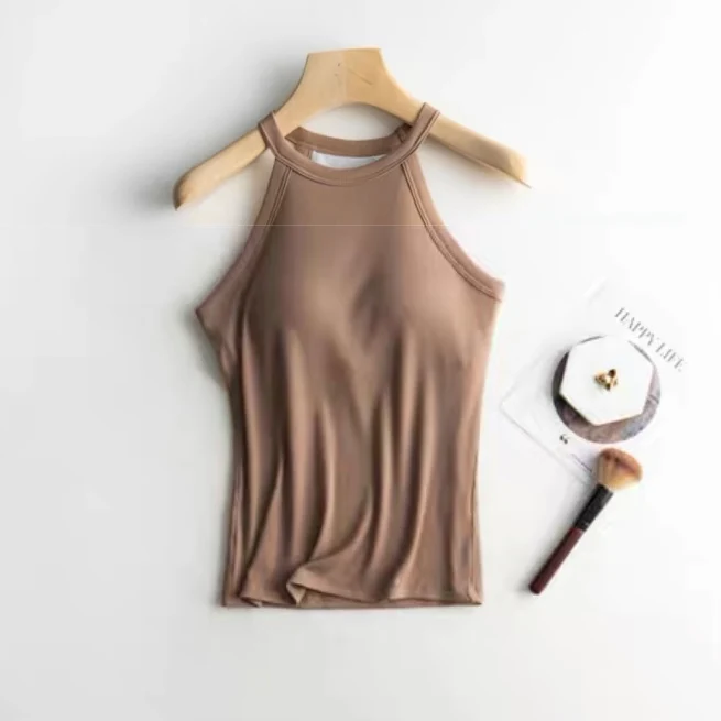 Kao Halter Neck Built In Bra Camisole - ricardofort