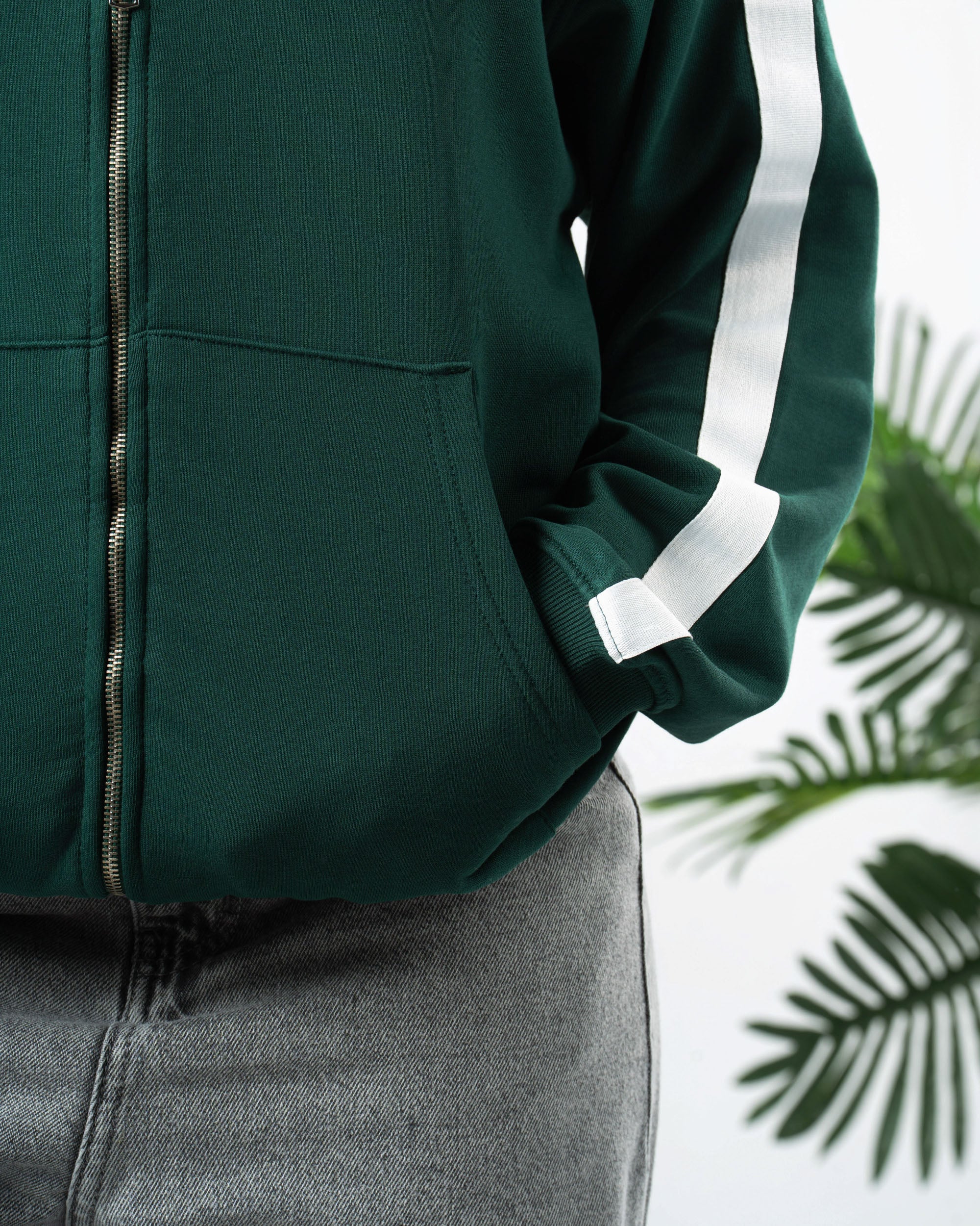 Good Health Full-Zip Hoodie in Green - ricardofort