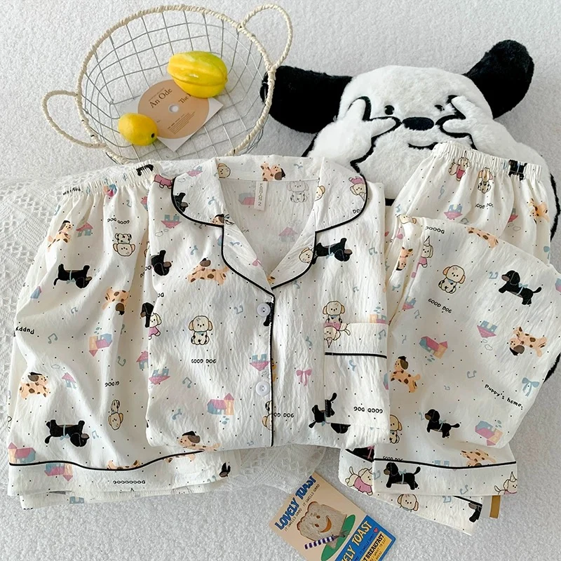 Woof & Snooze Padded Nightsuit - 3pc set - ricardofort