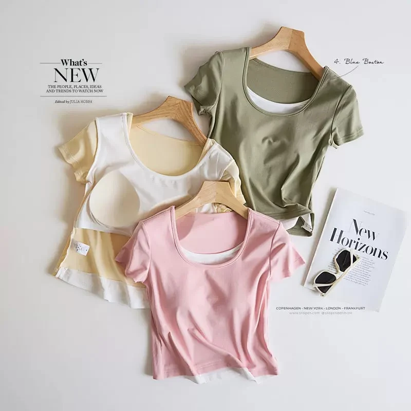 Sydney Built-In Bra T-Shirt - ricardofort