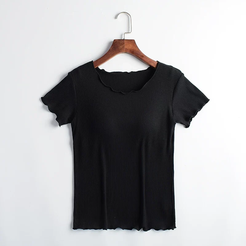 Nova Ribbed Built-in Bra Top - ricardofort