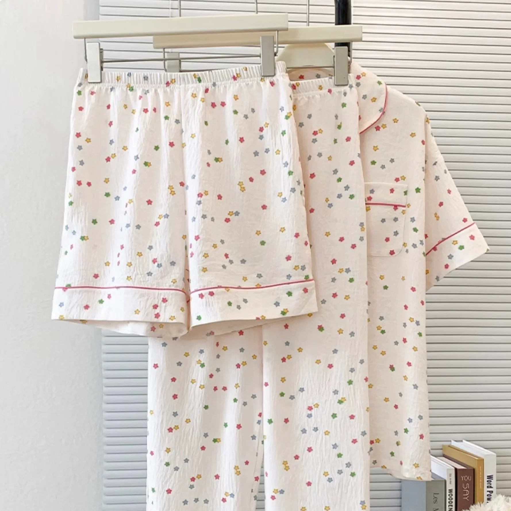 Twinkle Star Padded Nightsuit - 3pc Set - ricardofort