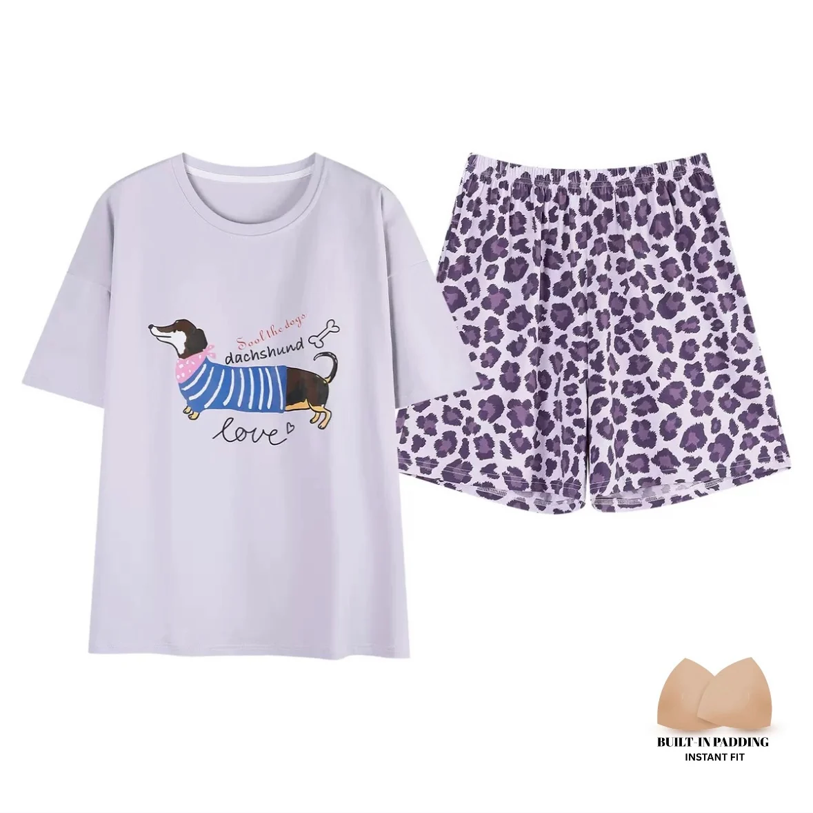 Little Doxie Dreams Padded Nightsuit Set - ricardofort