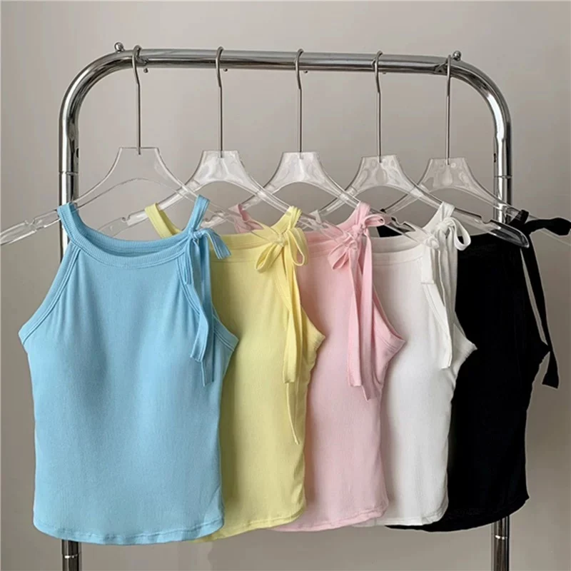 Candy Knot Built-In Bra Top - ricardofort