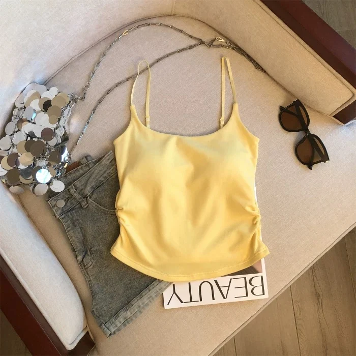 Greece Glow Built-In Bra Top - ricardofort