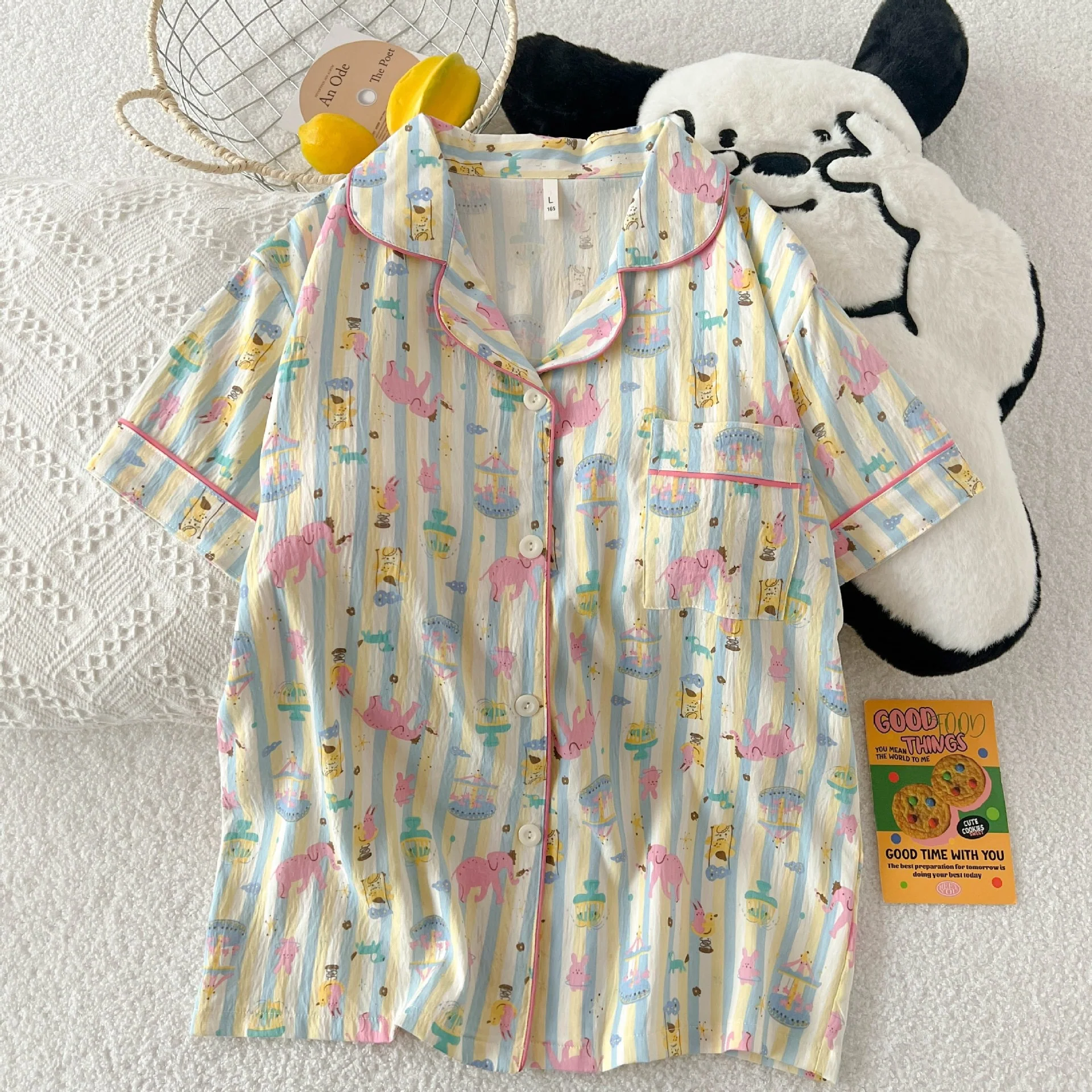 Midnight Circus Padded Nightsuit- 3pc set - ricardofort