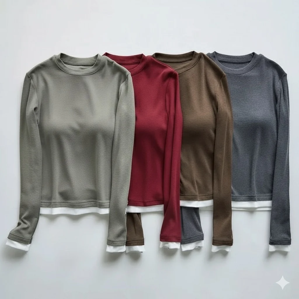 Layer Luxe Warm Built-In Bra Tee - ricardofort